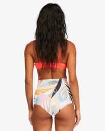 3 Hightide - Short de surf réversible pour Femme Rouge Z41G14BIF1 Billabong