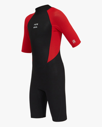 2/2mm Intruder - Back Zip Short Sleeve Spring Suit for Boys 8 - 14  Z42B91BIP2