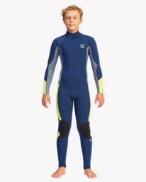 2 3/2mm Absolute  - Wetsuit met een Achterrits voor Jongens 8 - 14 Blue Z43B12BIF1 Billabong