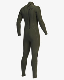 2 4/3mm Absolute 2021  - Neoprenanzug mit Reißverschluss am Rücken für Männer Braun Z44M17BIF1 Billabong
