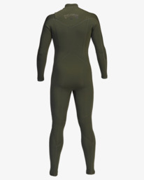 1 4/3mm Absolute 2021 - Neoprenanzug mit Reißverschluss auf der Brust für Männer Braun Z44M18BIF1 Billabong