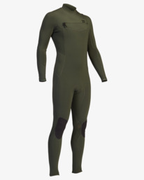 5 4/3mm Absolute 2021 - Neoprenanzug mit Reißverschluss auf der Brust für Männer Braun Z44M18BIF1 Billabong
