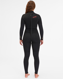 1 5/4mm Synergy  - Combinaison Back Zip pour Femme Noir Z45G16BIF1 Billabong