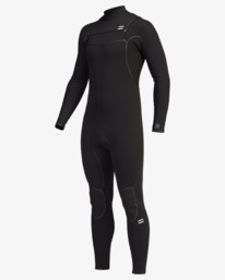 billabong, 5/4mm Furnace 2021 - Neoprenanzug mit Reißverschluss auf der Brust für Männer, BLACK (0019) 5/4mm Furnace 2021 - Chest Zip Wetsuit for Men Z45M10BIF1