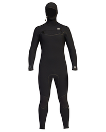 1 6/5mm Furnace 2021  - Wetsuit met een Borstrits en Capuchon voor Heren Black Z46M10BIF1 Billabong