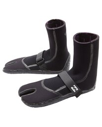 billabong, 2mm Furnace Comp 2022 - Chaussons de surf avec orteil séparé pour Homme, BLACK (0019) 2mm Furnace Comp 2022 - Split Toe Wetsuit Boots for Men Z4BT16BIF1