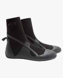 1 3mm Absolute - Ronde Wetsuit boots met Gescheiden Tenen voor Jongens 8 - 14 Black Z4BT30BIF1 Billabong