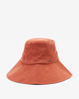 salty blonde bucket hat