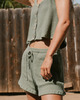 Keep Going - Elasticated Shorts for Women  ABJNS00239