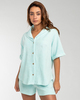 White Sands - Short Sleeve Cosy Shirt for Women  EBJKT00102