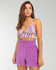 Clear Waters - Elasticated Shorts for Women  EBJNS00106