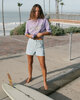 Set The Tone - Corduroy Shorts for Women  UBJNS00193