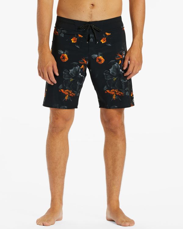 Kamea Lava Floral Airlite Performance Board Shorts for Men Billabong