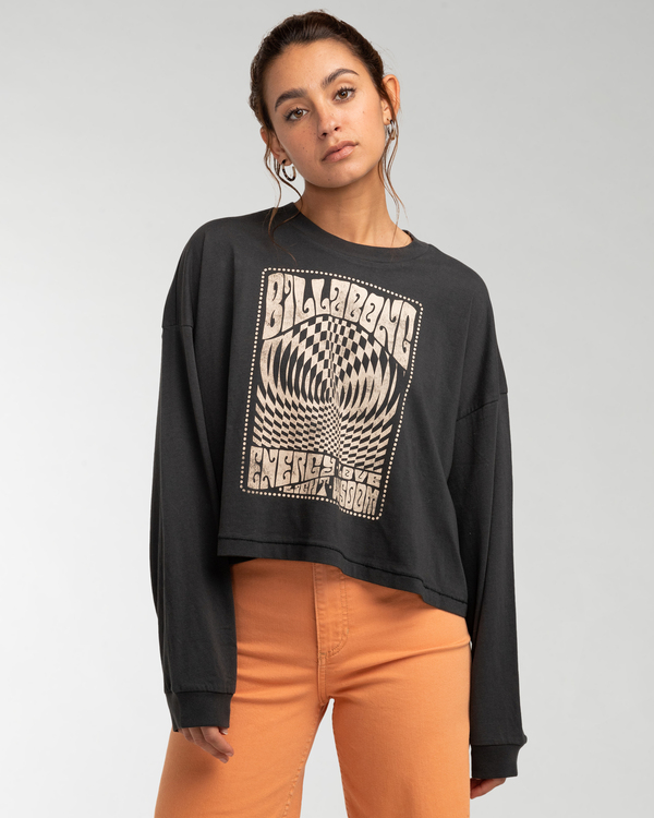 Go With Flow - Cropped Long Sleeve T-Shirt for Women | Billabong