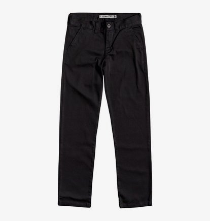 boys black chinos