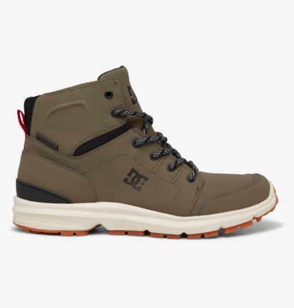 brown lace up winter boots