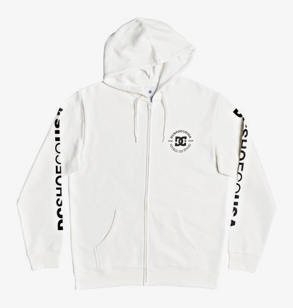 white dc hoodie