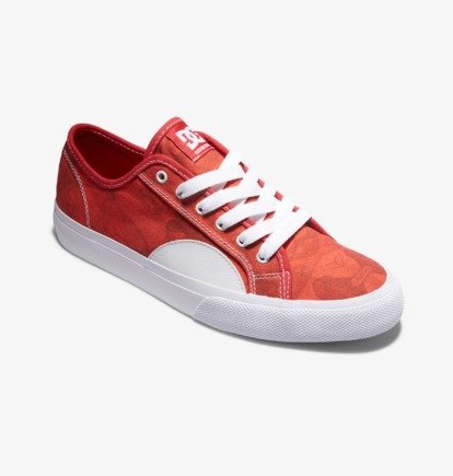 all red dc shoes