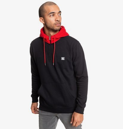 half hoodie mens