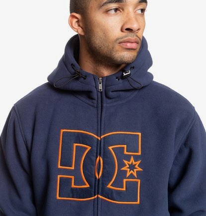 lined fleece hoodie