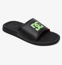 UK White//White//Black DC Spray Flip Flops