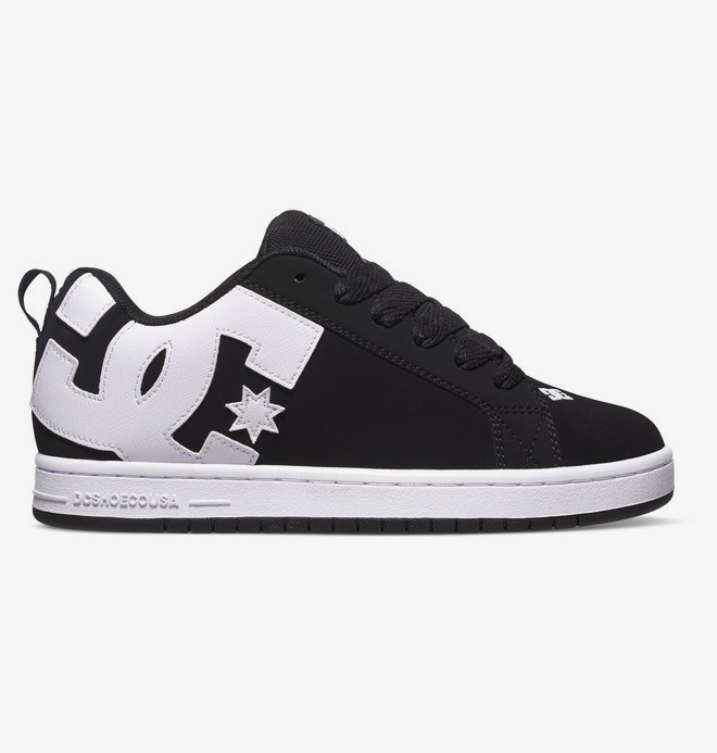 dcshoes, Court Graffik - Zapatos para Hombre, BLACK (001) 0 Court Graffik - Zapatos para Hombre Negro 300529 DC Shoes