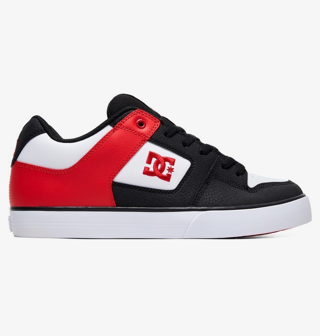 dcshoes, Pure - Zapatos para Hombre, BLACK/ATHLETIC RED/BLACK (kak) 0 Pure - Zapatos para Hombre Negro 300660 DC Shoes