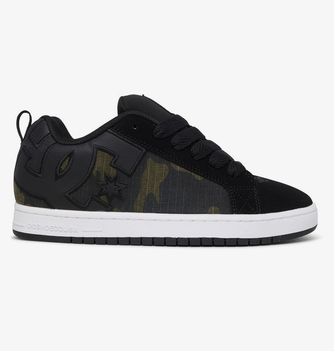 dcshoes, Court Graffik SE - Zapatos para Hombre, GREY/WHITE/GREY (xsws) 0 Court Graffik SE - Zapatos para Hombre Gris 300927 DC Shoes