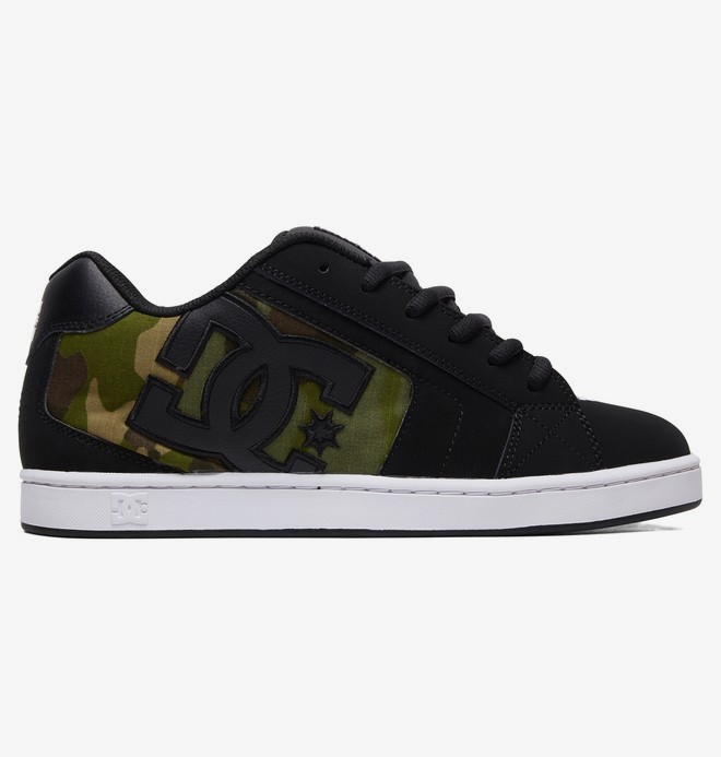 dcshoes, Net SE - Zapatos para Hombre, BLACK/CAMO PRINT (0cp) 0 Net SE - Zapatos para Hombre Gris 302297 DC Shoes