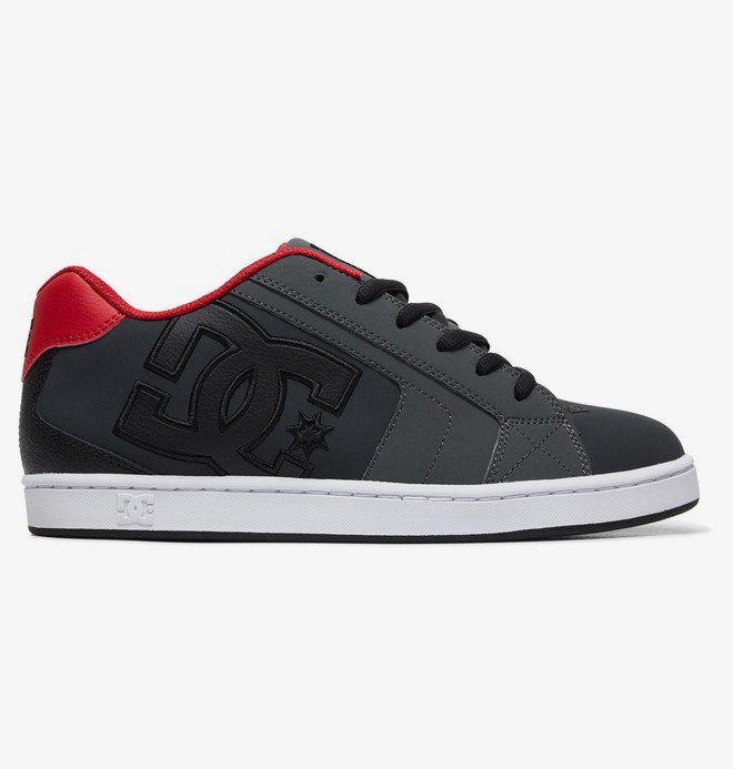 dcshoes, Net - Zapatos para Hombre, GREY/DARK RED (gre) 0 Net - Zapatos para Hombre Gris 302361 DC Shoes