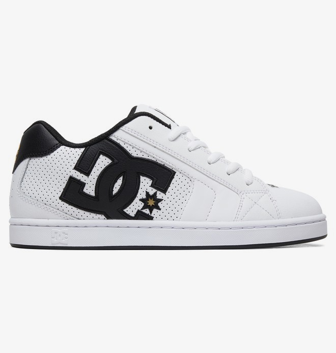 dcshoes, Net - Zapatos para Hombre, WHITE/GOLD (wg1) 0 Net - Zapatos para Hombre Blanco 302361 DC Shoes