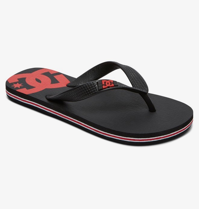 dcshoes, Spray - Flip-Flops, BLACK/RED/WHITE (xkrw) 0 Spray - Flip-Flops Black 303387 DC Shoes