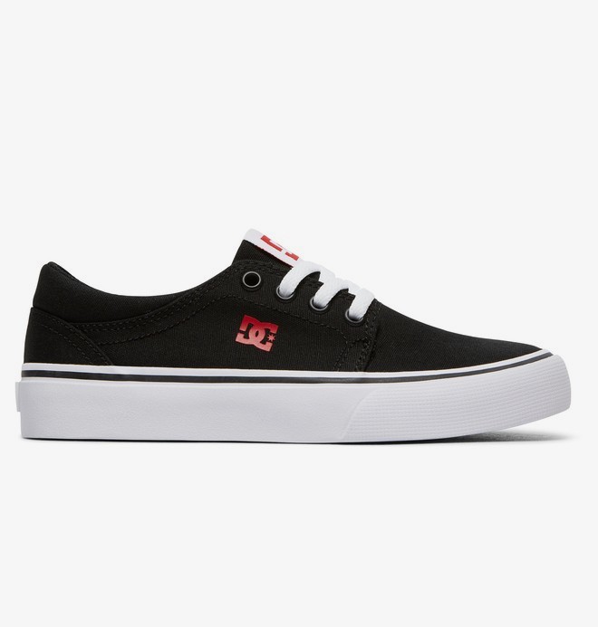 dcshoes, Trase TX - Baskets pour Garçon, BLACK/RED/WHITE (xkrw) 0 Trase TX - Baskets pour Garçon Noir ADBS300083 DC Shoes