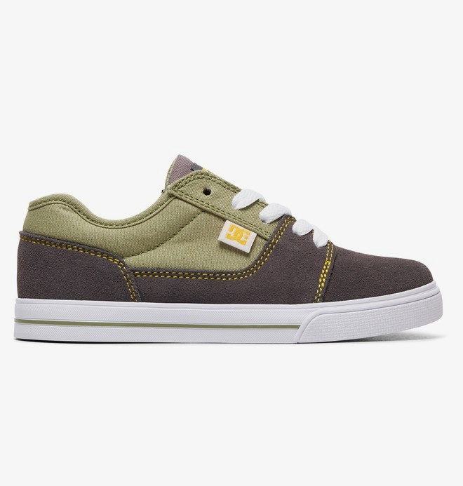 dcshoes, Tonik - Baskets pour garçon, GREY/GREEN (ggb) 0 Tonik - Baskets pour garçon Gris ADBS300262 DC Shoes