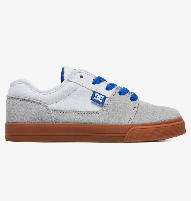 dcshoes, Tonik - Baskets pour garçon, GREY/WHITE/BLUE (xswb) 0 Tonik - Baskets pour garçon Gris ADBS300262 DC Shoes