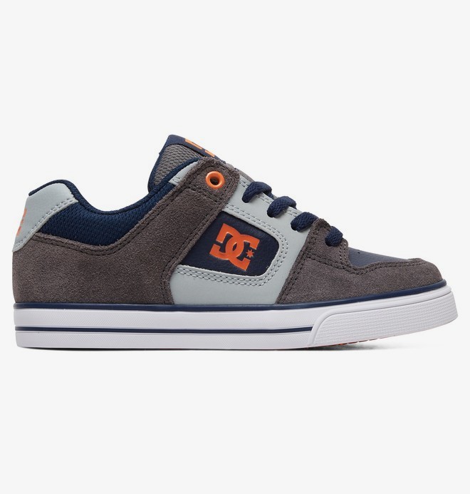 dcshoes, Pure - Baskets pour garçon, GREY/DARK NAVY (gn2) 0 Pure - Baskets pour garçon Gris ADBS300267 DC Shoes