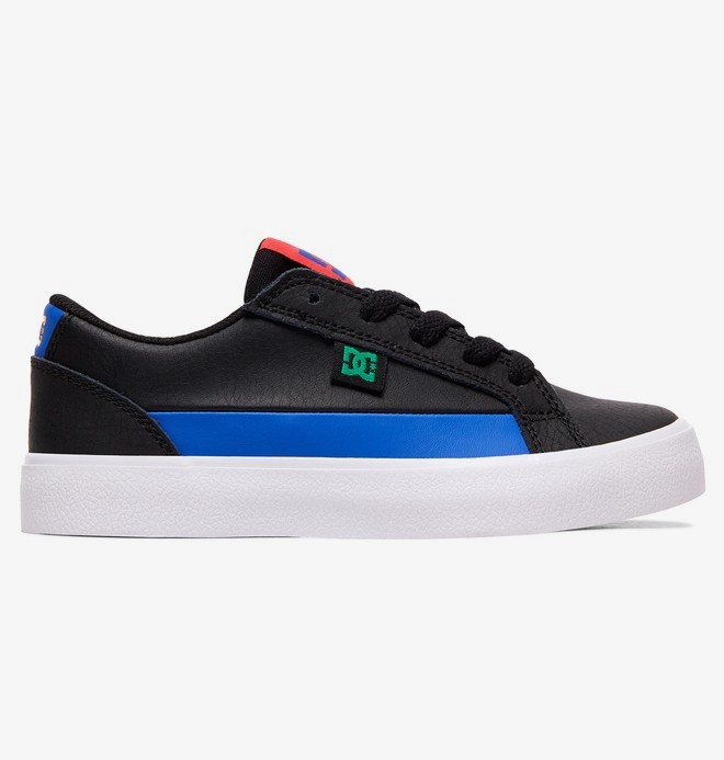 dcshoes, Lynnfield - Baskets pour garçon, BLACK/BLUE/RED (xkbr) 0 Lynnfield - Baskets pour garçon Noir ADBS300337 DC Shoes