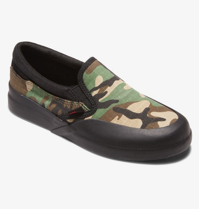 DC Infinite - Slip-On Leather Shoes for Kids  ADBS300356