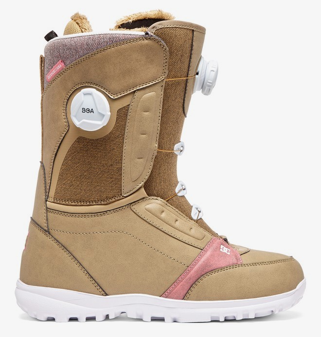 dcshoes, Lotus - BOA® Snowboard Boots for Women, KELP (klp) 0 Lotus - BOA® Snowboard Boots for Women Brown ADJO100017 DC Shoes