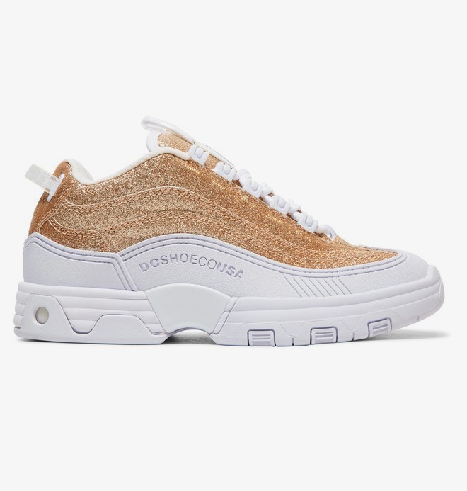 dcshoes, Legacy Og - Zapatillas para Mujer, GOLD (gld) 0 Legacy Og - Zapatillas para Mujer Amarillo ADJS200024 DC Shoes