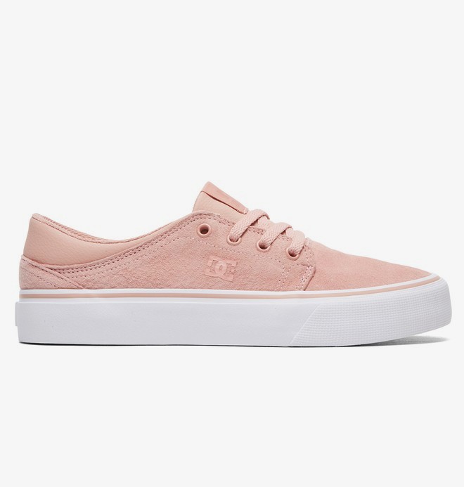 dcshoes, Trase LE - Leather Shoes for Women, PEACH PARFAIT (ppf) 0 Trase LE - Leather Shoes for Women Orange ADJS300145 DC Shoes