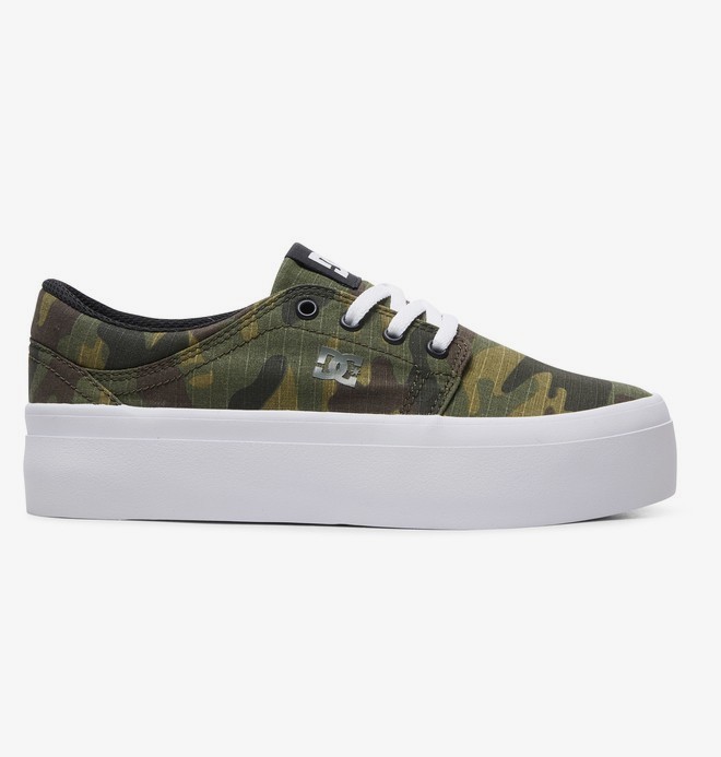 dcshoes, Trase Platform TX SE - Zapatillas para Mujer, CAMO (cmo) 0 Trase Platform TX SE - Zapatillas para Mujer Gris ADJS300196 DC Shoes