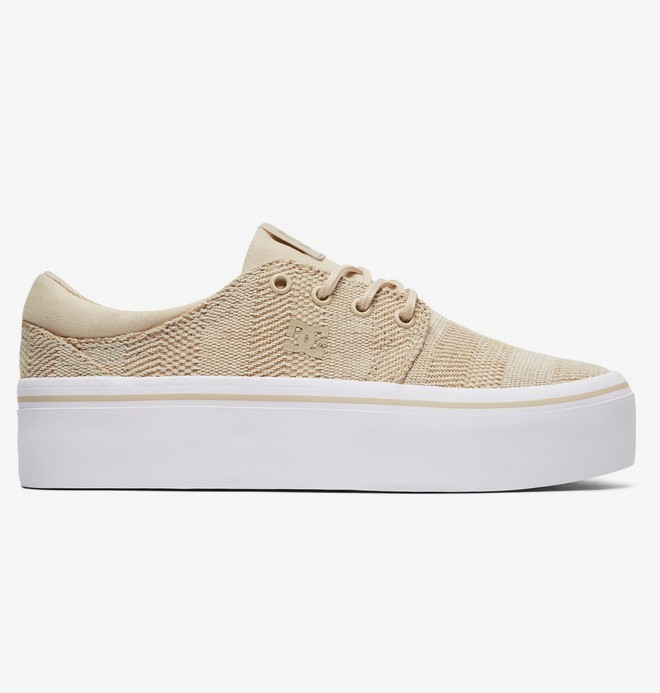 dcshoes, Trase Platform TX SE - Zapatillas para Mujer, TAUPE (tau) 0 Trase Platform TX SE - Zapatillas para Mujer Marron ADJS300196 DC Shoes