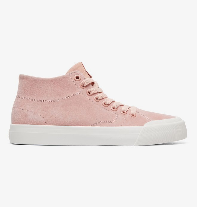dcshoes, Evan Hi Zero - Zapatillas de cuero altas para Mujer, PEACH PARFAIT (ppf) 0 Evan Hi Zero - Zapatillas de cuero altas para Mujer ADJS300225 DC Shoes