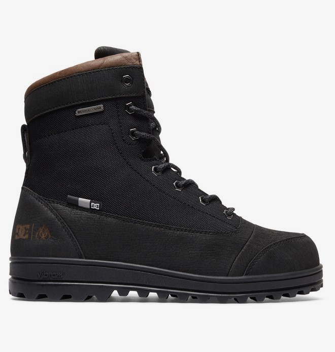 dcshoes, Travis - Waterproof Boots for Men, BLACK/BLACK/BROWN (xkkc) 0 Travis - Waterproof Boots for Men ADMB700012 DC Shoes