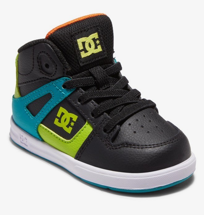 Pure Hi Leather High Top Shoes for Toddlers 3613376707465 DC Shoes