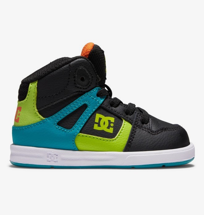 Pure Hi Leather High Top Shoes for Toddlers 3613376707465 DC Shoes