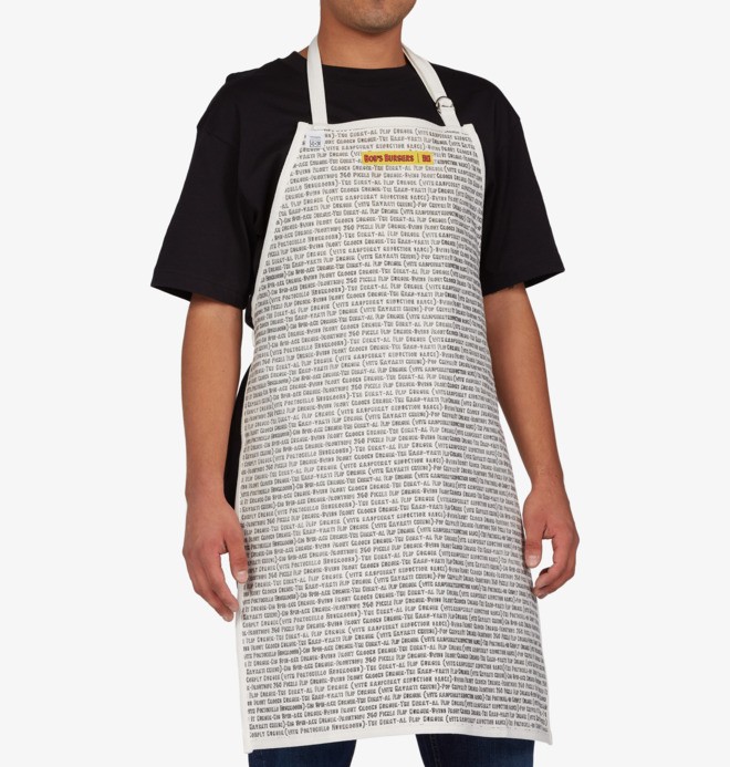 Dc X Bobs Burgers Reversible Apron Adyaa03126 Dc Shoes