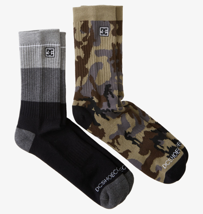 DC Seasonal 2 Pack - Crew Socks for Men  ADYAA03141