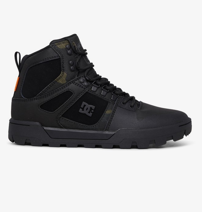 dcshoes, Pure WNT - Water Resistant Boots, BLACK CAMOUFLAGE (ca2) 0 Pure WNT - Water Resistant Boots Black ADYB100006 DC Shoes
